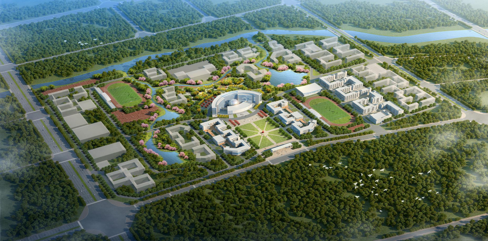 科建建設(shè)承建信陽師范學(xué)院淮河校區(qū)一期 建設(shè)項目BIM技術(shù)應(yīng)用總結(jié)